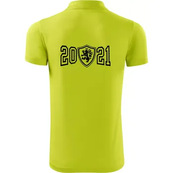 Pánská košile Narozeninový motiv - znak - 2021 - Polokošile Victory sportovní (dresovina) - 3XL ( Limetková )