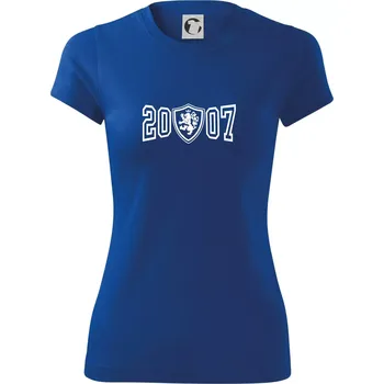 Dámské tričko Narozeninový motiv - znak - 2007 - Dámské Fantasy sportovní (dresovina) - 2XL ( Královská modrá )