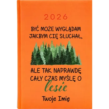 Kalendář Knižkový kalendář 2026 A5 Cute Cups oranžový