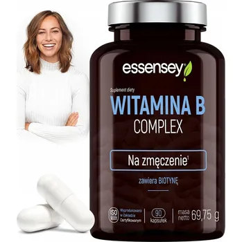 Essensey Vitamin B Complex, 90 kapslí