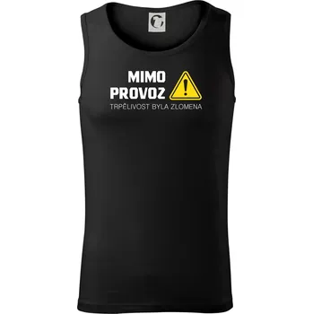 Mimo provoz - trpělivost byla zlomena - Tílko pánské Core - 2XL ( Černá )