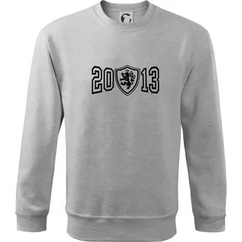 Chlapecké tričko Narozeninový motiv - znak - 2013 - Mikina Essential dětská - 158 cm/12 let ( Světlešedý Melír )