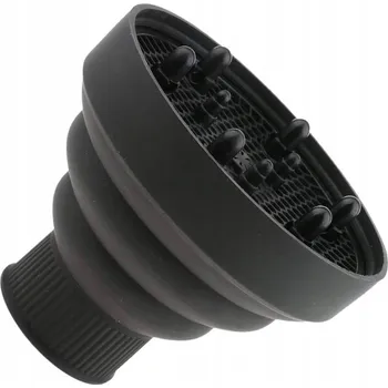 Fén Kadeřnický Difuzér na Kudrnaté Vlasy pro Fén - Černý