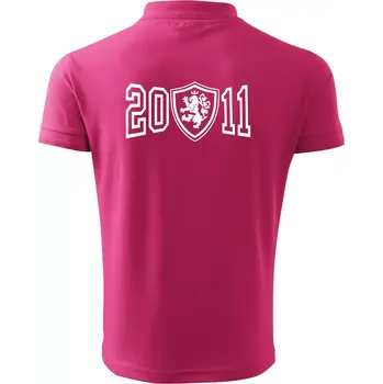 Pánská košile Narozeninový motiv - znak - 2011 - Polokošile pánská Pique Polo 203 - 4XL ( Purpurová )