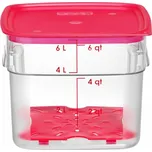 Cambro Nádoba na potraviny CamSquares Fresh Pro , Cambro, 5,7L, Průhledná, 229x229x(H)180mm