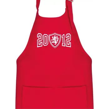 Kuchyňská zástěra Narozeninový motiv - znak - 2012 - Dětská zástěra na vaření - Univerzální velikost ( Červená )