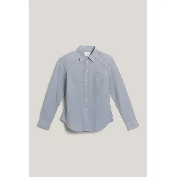 Dámská košile KOŠILE GANT SLIM STRIPED POPLIN SHIRT EVENING BLUE