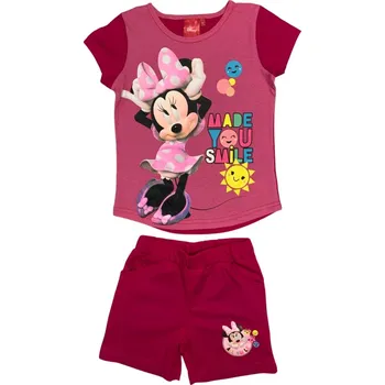 Podmix Letní plážový set Minnie Mouse - tmavě růžový Velikost - děti: 110
