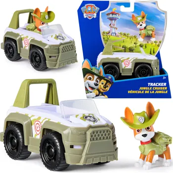 Dětské zboží Spin Master Tlapková Patrola Vozidlo s figurkou Tracker terénní vozidlo Jungle Cruiser