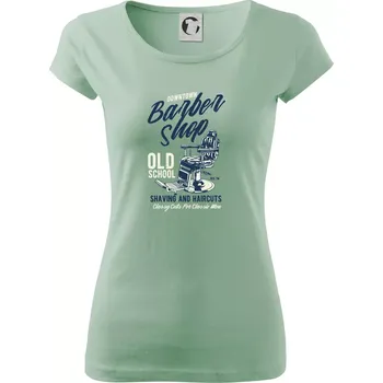 Dámské tričko Downtown Barbershop - Dámské triko Pure - XS ( Sage )