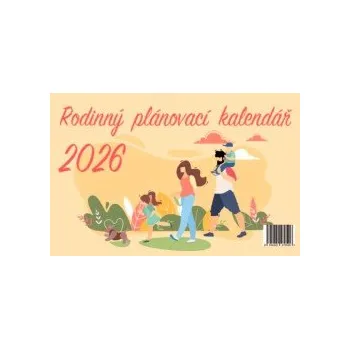 Kalendář Rodinný plánovací 2026 stolní