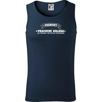 Prémiový pracovní kolega - Tílko pánské Core - M ( Námořní modrá (téměř černá) )