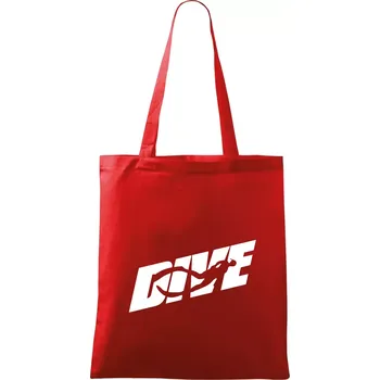 Freediving - Dive - Taška bavlněná - 42 x 38 cm ( Červená )