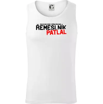 Řemeslník patlal - Tílko pánské Core - M ( Bílá )