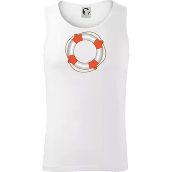 Záchranný kruh - Tílko pánské Core - 2XL ( Bílá )