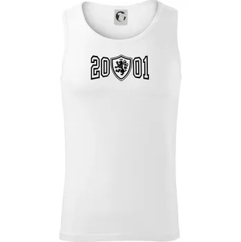 Narozeninový motiv - znak - 2001 - Tílko pánské Core - L ( Bílá )