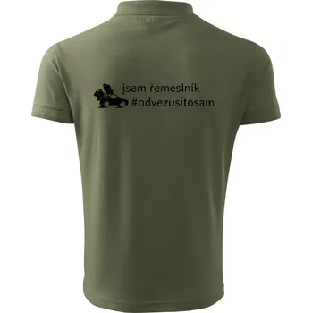 Pánská košile Odvezu si to sám - Polokošile pánská Pique Polo 203 - 2XL ( Khaki )