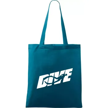 Freediving - Dive - Taška bavlněná - 42 x 38 cm ( Petrolejová )