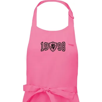 Kuchyňská zástěra Narozeninový motiv - znak - 1998 - Pánská zástěra na vaření - Univerzální velikost ( Růžová )