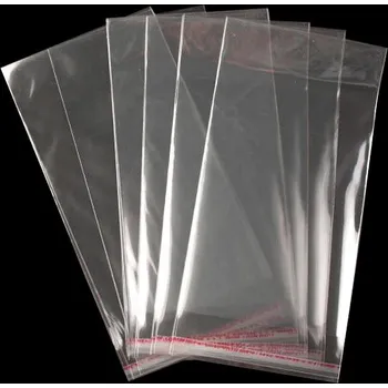 Obalový materiál PP sáček s lepicí klopou 11x20 cm Varianta: transparent, Balení: 21000 ks