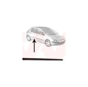 Lišta karosérie Ozdobná / ochranná lišta, dveře VAN WEZEL 4040406