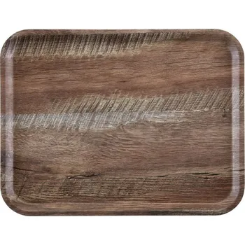 Cambro Servírovací tác Capri, Cambro, tmavý dub, Tmavé dřevo, 330x430mm