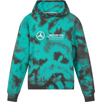 Dámská mikina Dámská mikina Mercedes Wmns Mapf1 FW Tie Dye Hoodie Multicolor S