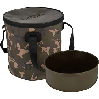 Pouzdro na rybářské vybavení Fox International Aquos Camolite Bucket & Insert