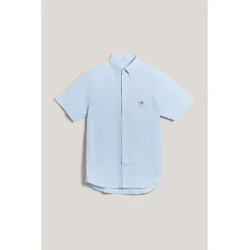 Pánská košile KOŠILE GANT REG DOBBY SHIRT FRESH BLUE