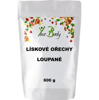 Lískové ořechy loupané 550g