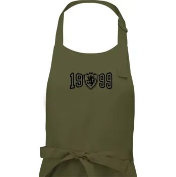 Kuchyňská zástěra Narozeninový motiv - znak - 1999 - Pánská zástěra na vaření - Univerzální velikost ( Khaki )