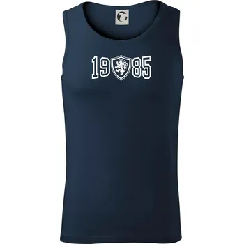 Narozeninový motiv - znak - 1985 - Tílko pánské Core - S ( Námořní modrá (velmi tmavá - téměř černá) )