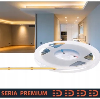 LED páska LED pásek 12V COB 528 diod bílá teplá 11W/m HIT !