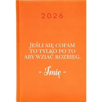 Kalendář Knižkový kalendář 2026 A5 oranžový