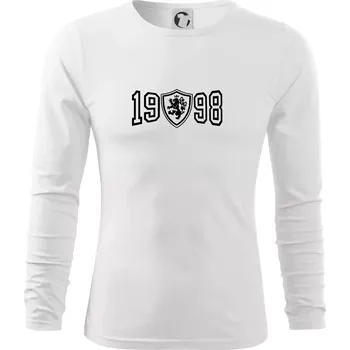 Pánské tričko Narozeninový motiv - znak - 1998 - Triko s dlouhým rukávem FIT-T long sleeve - S ( Bílá )