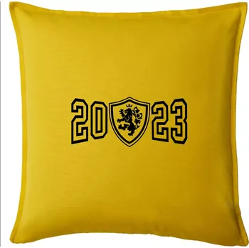 Polštář Narozeninový motiv - znak - 2023 - Polštář 50x50 - 50x50 - Pouze potah ( Žlutá )