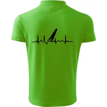 Pánská košile Ekg ruční pila - Polokošile pánská Pique Polo 203 - 4XL ( Apple Green )