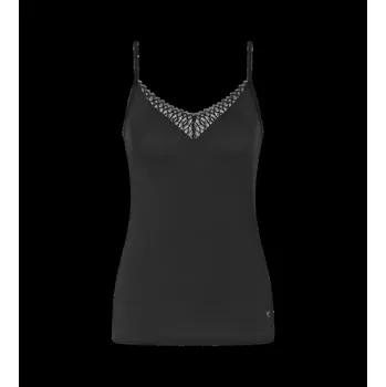 Dámské pyžamo Dámský pyžamový top Aura Spotlight Camisole – černý, BLACK 36 i343_10221405-0004-36