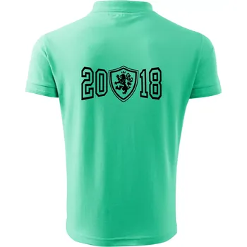Pánská košile Narozeninový motiv - znak - 2018 - Polokošile pánská Pique Polo 203 - 4XL ( Mátová )