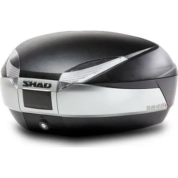 Zavazadlo na motocykl Vrchní kufr na motorku SHAD SH48 D0B48400 nový titan se zámkem PREMIUM SMART HONDA XL 650 V Transalp 2000-2007