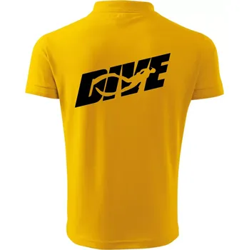 Pánská košile Freediving - Dive - Polokošile pánská Pique Polo 203 - S ( Žlutá )