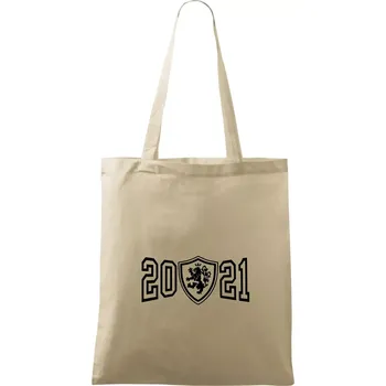 Nákupní taška Narozeninový motiv - znak - 2021 - Taška bavlněná - 42 x 38 cm ( Naturální )