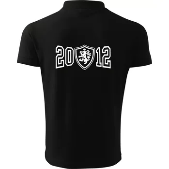 Pánská košile Narozeninový motiv - znak - 2012 - Polokošile pánská Pique Polo 203 - 5XL ( Černá )