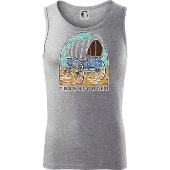 Transporter - Tílko pánské Core - XL ( Tmavě šedý melír )