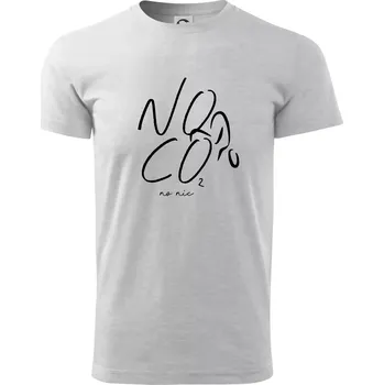 No co no nic kolo - Triko extra velké (5-8XL) - 7XL ( Světlešedý Melír )