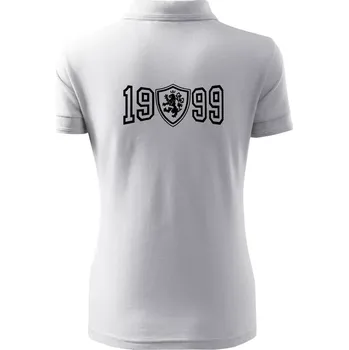 Narozeninový motiv - znak - 1999 - Polokošile dámská Pique Polo - L ( Bílá )
