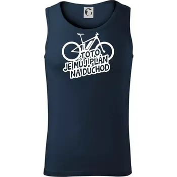 Ebike plán na důchod - Tílko pánské Core - M ( Námořní modrá (téměř černá) )