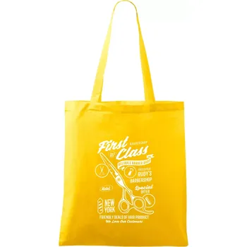 First Class Barber - Taška bavlněná - 42 x 38 cm ( Žlutá )