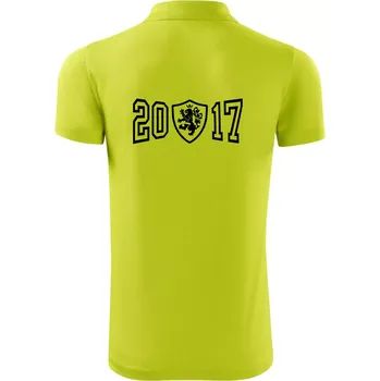 Pánská košile Narozeninový motiv - znak - 2017 - Polokošile Victory sportovní (dresovina) - S ( Limetková )