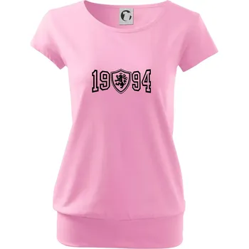 Dámské tričko Narozeninový motiv - znak - 1994 - Volné triko city - S ( Růžová )